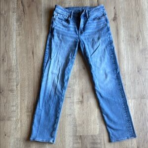 American Eagle Outfitters Blue Straight Jeans Classic Denim